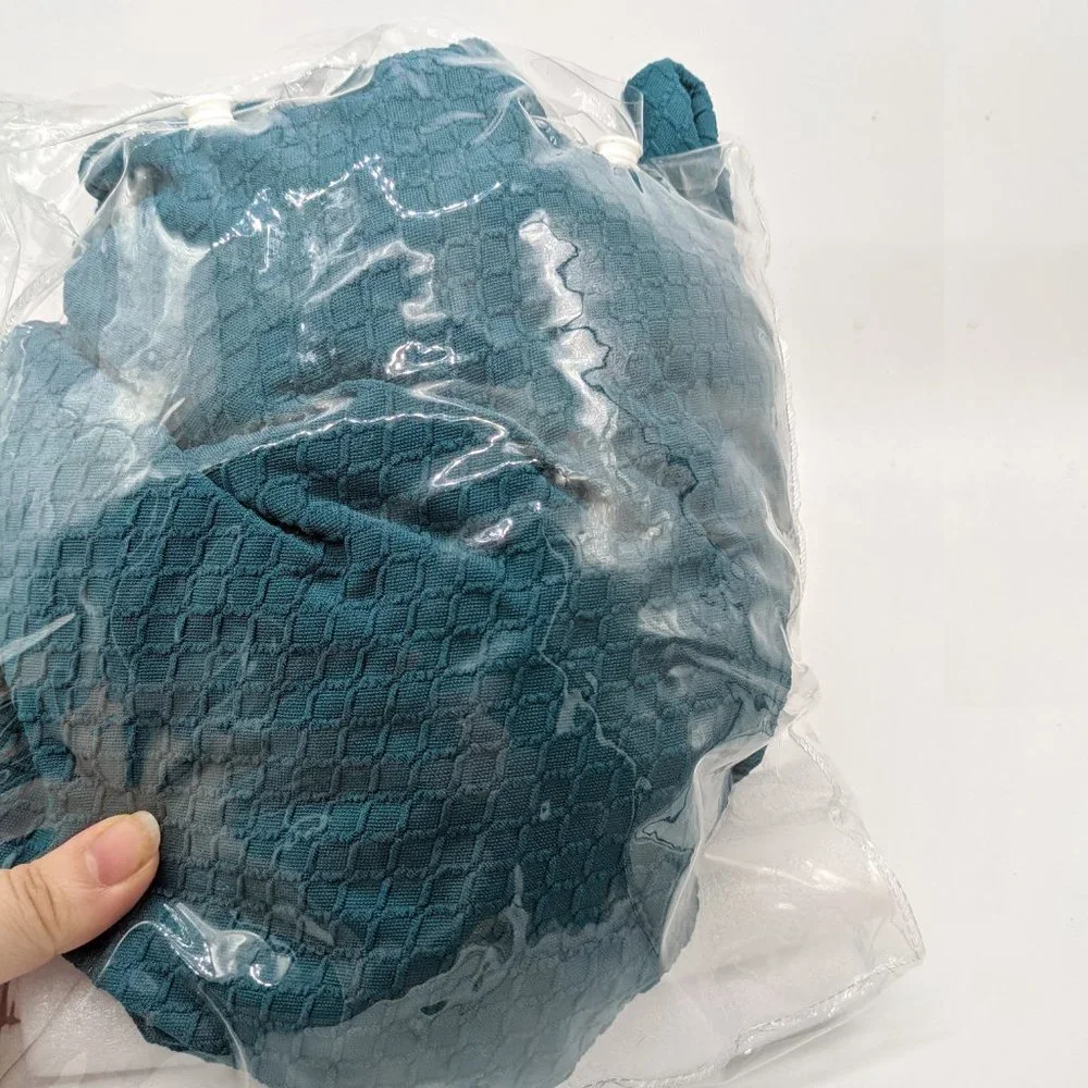 Elegant Teal Armchair Slipcover
